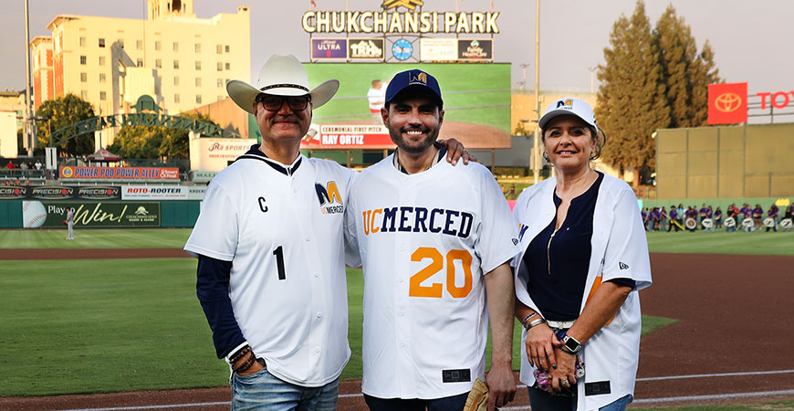 UC Merced chancellor, alumni president, chancellor's wife