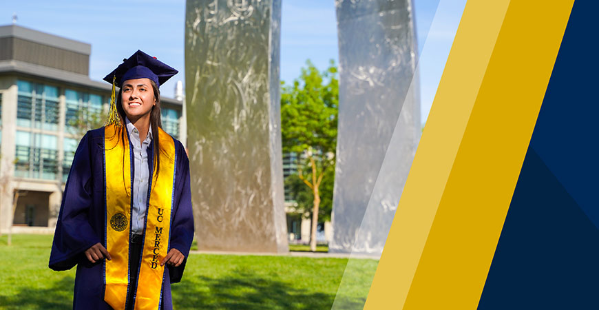 UC Merced will honor the accomplishments of the fall 2021 graduates with a traditional in-person commencement.