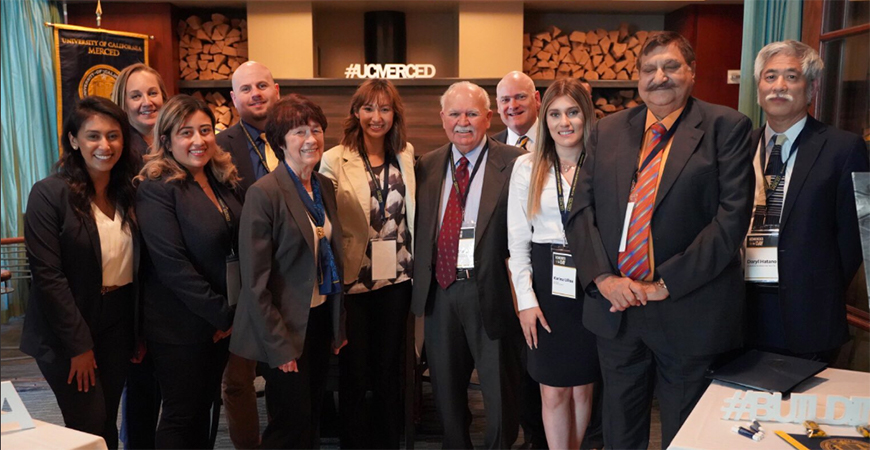 Chancellor Dorothy Leland was joined by UC Merced students, staff, alumni and trustees at the second annual UC Merced Day in Sacramento.